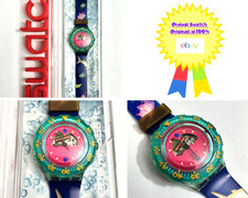 Swatch Scuba NOS Happy Fish