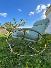 SEDIA DONDOLO ANNI 80 DESIGN