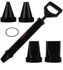 Pompa Pistola Manuale per Malta Stucco Stuccatura Calce Cemento Colla + 4 Ugelli