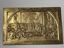 Antica Placca In Metallo