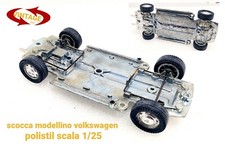 Scocca chassi come foto Modellino Volkswagen Maggiolino Herbie Polistil S15 1/25