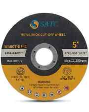 Dischi da taglio SATC Ø 125 mm x 1 mm 100 pz. Disco flessibile metallo acciai...