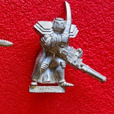 MUTANT CHRONICLES MISHIMA WARRIOR - METAL OOP - 28mm WARGAME WARHAMMER CHAINGUN