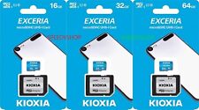 Micro SD 16 32 64 GB Kioxia scheda memoria 100MB/s class 10 ex MicroSD Toshiba