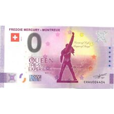 0€ ZERO EURO SOUVENIR BANCONOTA UFFICIALE SVIZZERA - FREDDIE MERCURY - MONTREUX