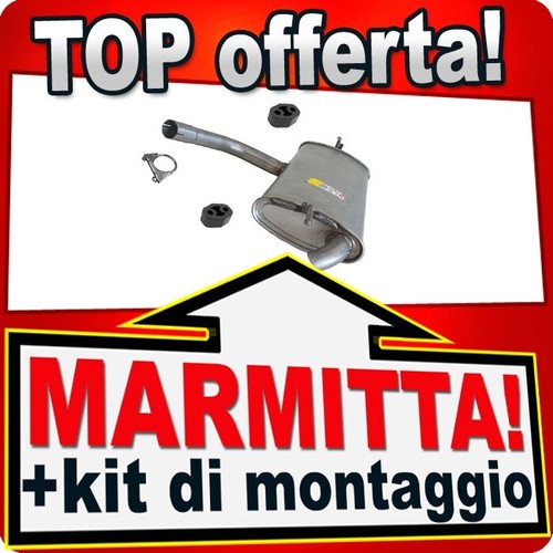 Silenziatore posteriore per - silenziatore,