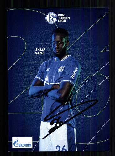 Salif sane autogrammkarte - sane, fc