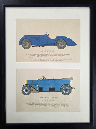 Stampe alfa romeo incorniciate - stampe,