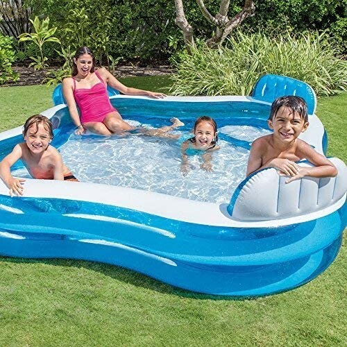 Piscina fuori terra con - terra,