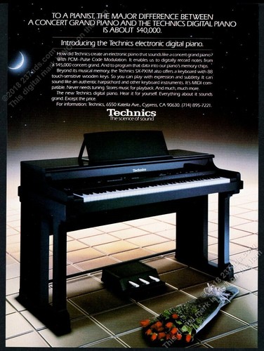 1986 technics pianoforte - 1986,