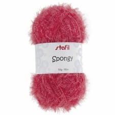 Filato Spongy Rosso Pastello -