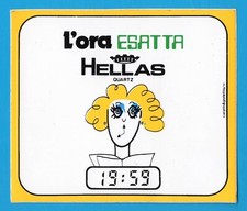 Hellas Orologi Quartz adesivo sticker vintage aufkleber autocollant MA3325