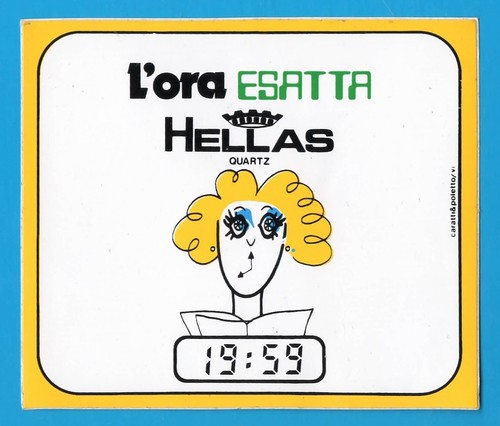 Hellas orologi quartz adesivo - orologi,