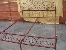 LETTO MATRIMONIALE FERRO A