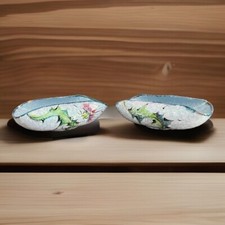 2 Vtg Italian Majolica Sesto