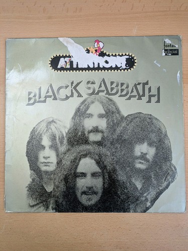 Black sabbath attention - black, –