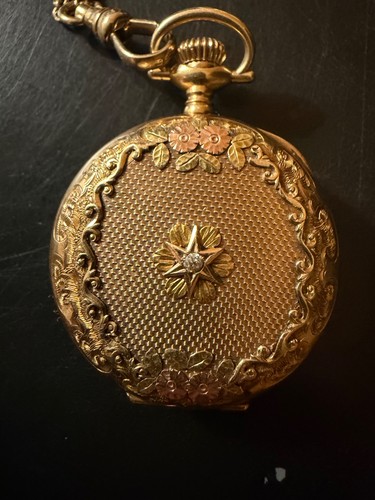 Orologio tasca illinois - orologio, oro