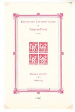 FRANCIA 1925 rara esposizione