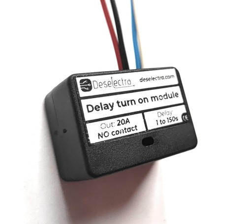 Relè timer 12v ritardo - timer, on