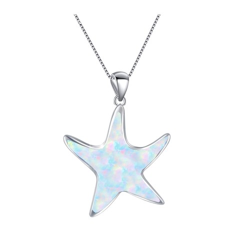 Collana stella marina opale