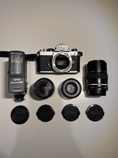 NIKON FM SILVER + 3 OTTICHE