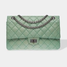 Sac CHANEL 2.55 en Cuir Vert -