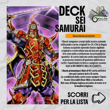 Yugioh! Mazzo Deck SEI SAMURAI