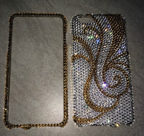 Custodia crystal gold bling - crystal,