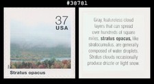 USA5 #3878L MNH Cloudscapes Stratus Opacus