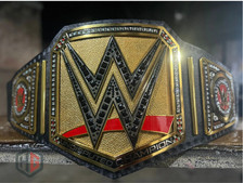 Nuova cintura Undisputed championship wrestling replica titolo 2 mm metallo m...