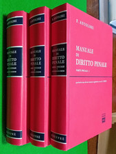 libro: Manuale Di Diritto Penale Parte Generale parte speciale vol 1 e 2 / 2003