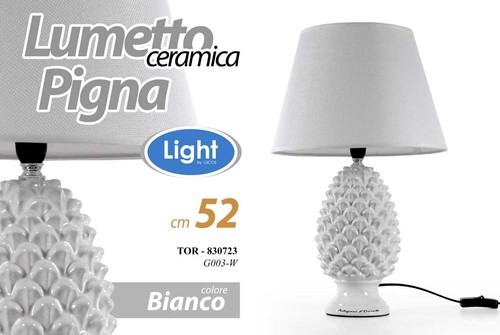 Lumetto pigna lampada abat - lumetto,