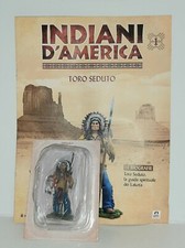 SOLDATINO INDIANI D'AMERICA "TORO SEDUTO" N.1 HOBBY & WORK