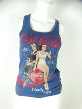 FIX DESIGN MAGLIA MAGLIETTA  CANOTTA  BLU DONNA TAG M