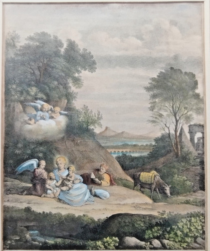 Antica litografia claude le - claude,