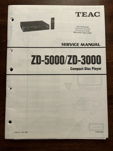 Teac 5000 3000 - zd-5000, lettore