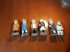 Set  Di 6 Personaggi   In Legno  Marinai Arte Povera   Vintange 