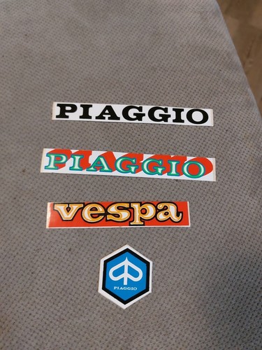 Adesivi piaggio vespa - piaggio, anni
