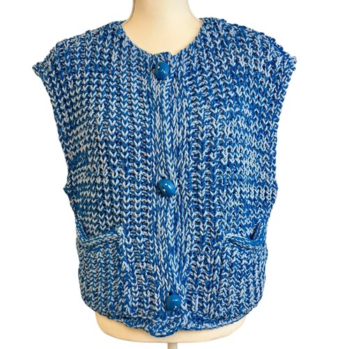 Zara blu bianco - maglia, grossa
