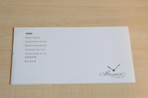 Libretto istruzioni breguet - libretto,