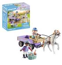 PLAYMOBIL CARROZZA CON PONY