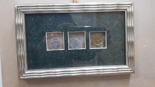 Quadro monete italiane lire - quadro,