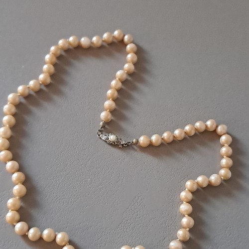 Collana donna perle finte