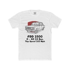 Fiat 125p car tee fso - tee,