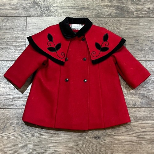 Cappotto lana rosso vero