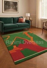 Tappeto moderno trapuntato a