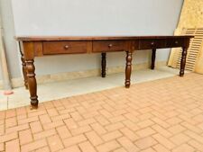 Grande Tavolo da Refettorio in Larice - Restaurato (in corso d'opera)_car 2992