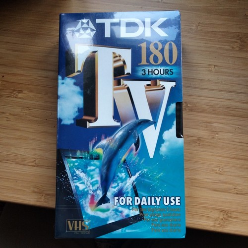 Videocassetta vhs vuota - videocassetta, tdk