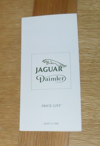 Listino prezzi jaguar daimler - listino,