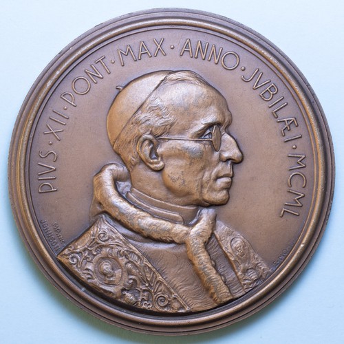 Pio xii medaglia 1950 anno - pio,